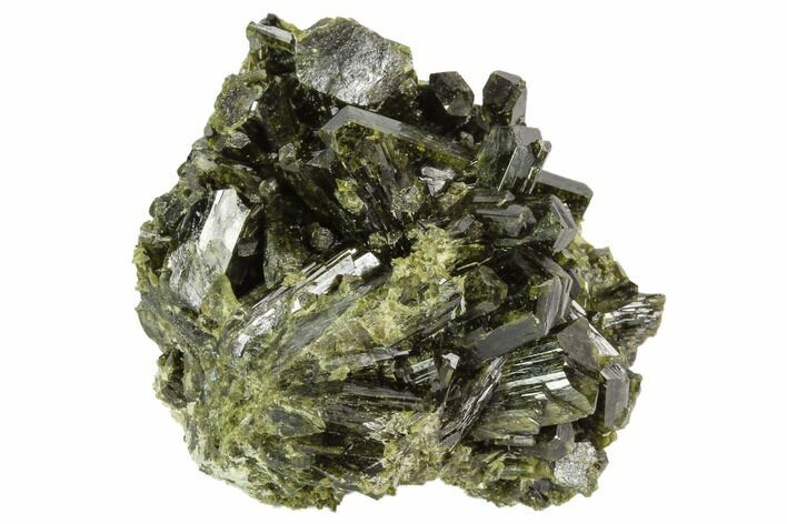 Epidote Crystal Cluster - Peru #98962